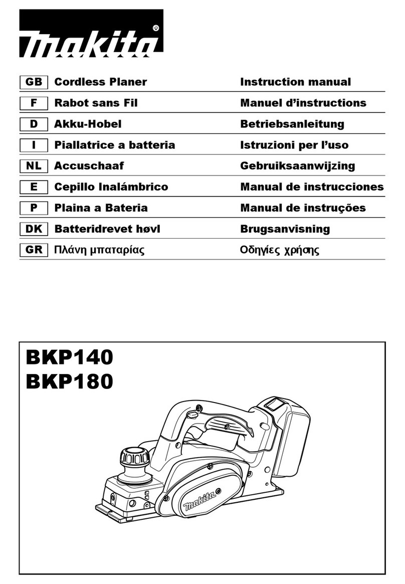 Makita BKP180RFJ User manual