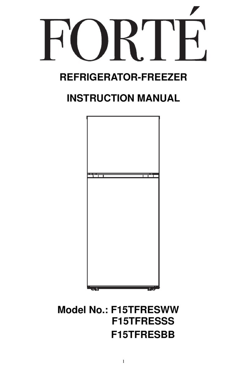 Forte F15TFRESWW User manual Forte F15TFRESWW User manual