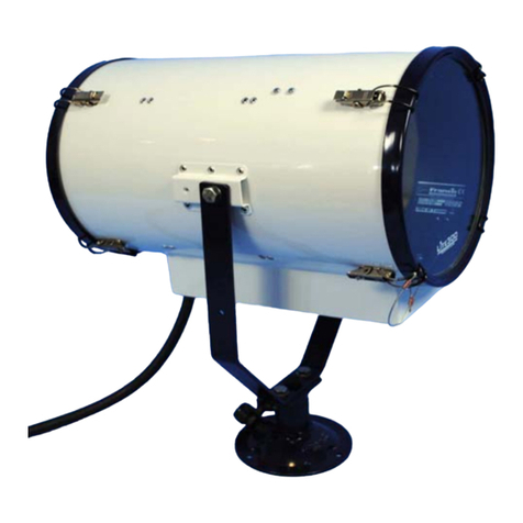 Francis Searchlights LX300 User instruction & installation manual
