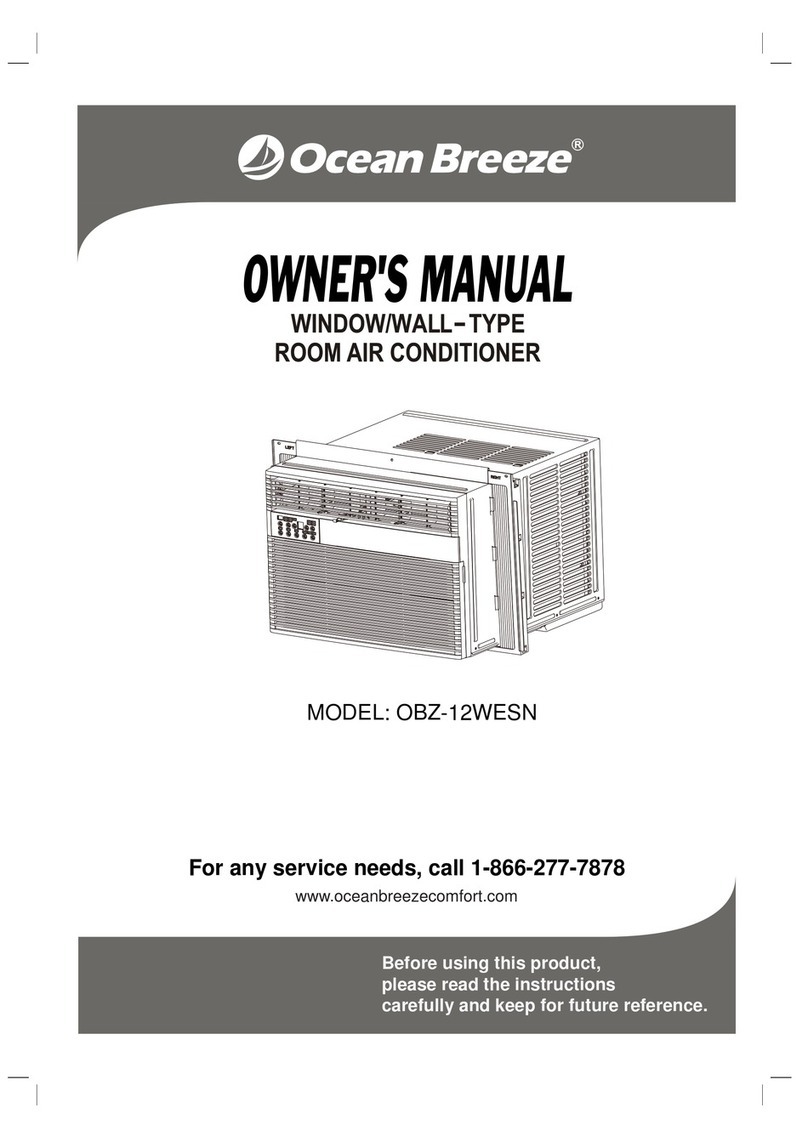 Ocean Breeze OBZ-12WESN User manual