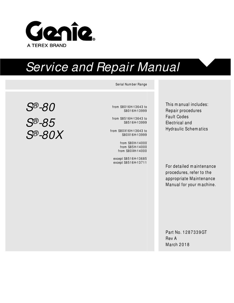 Terex Genie S-80 Installation and operating manual Terex Genie S-80 Installation and operating manual