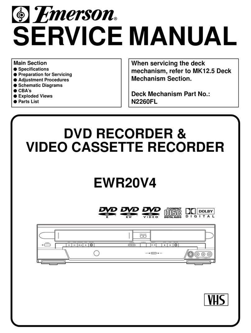 Emerson EWR20V4 User manual Emerson EWR20V4 User manual
