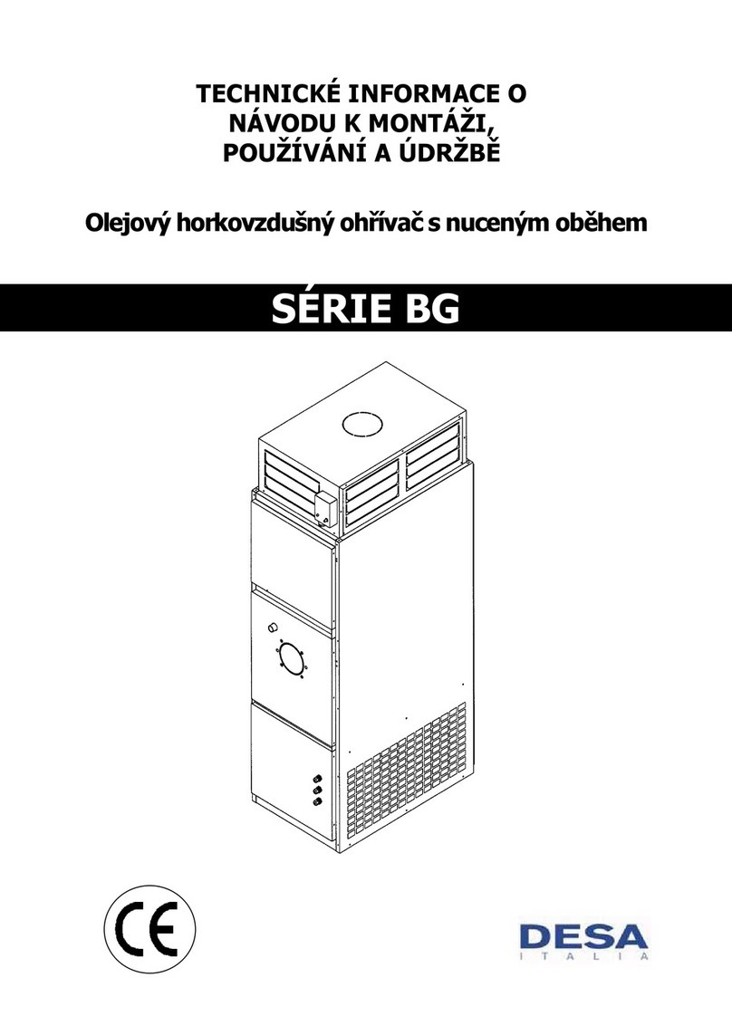 Desa BG SERIES TECHNICAL INFORMATION, INSTALLATION AND OPERATING INSTRUCTIONS Desa BG SERIES TECHNICAL INFORMATION, INSTALLATION AND OPERATING INSTRUCTIONS