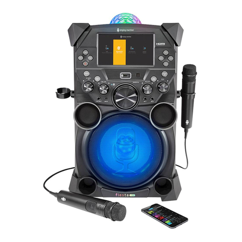 The Singing Machine FIESTA User manual