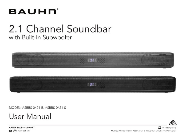 Bauhn ASBBS-0421-B user manual