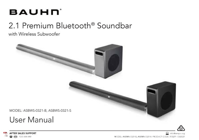 Bauhn ASBWS-0321-B User manual