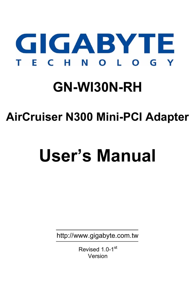 Gigabyte GN-WI30N-RH User manual