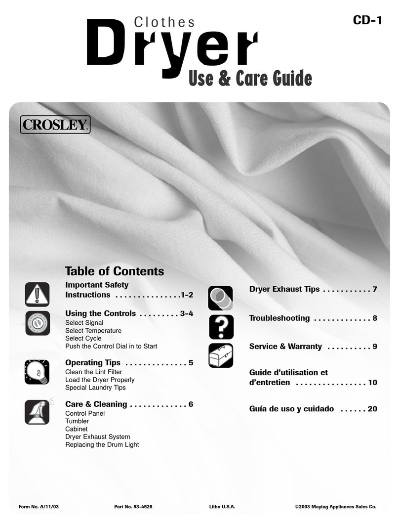 Crosley CD-1 Use & care guide