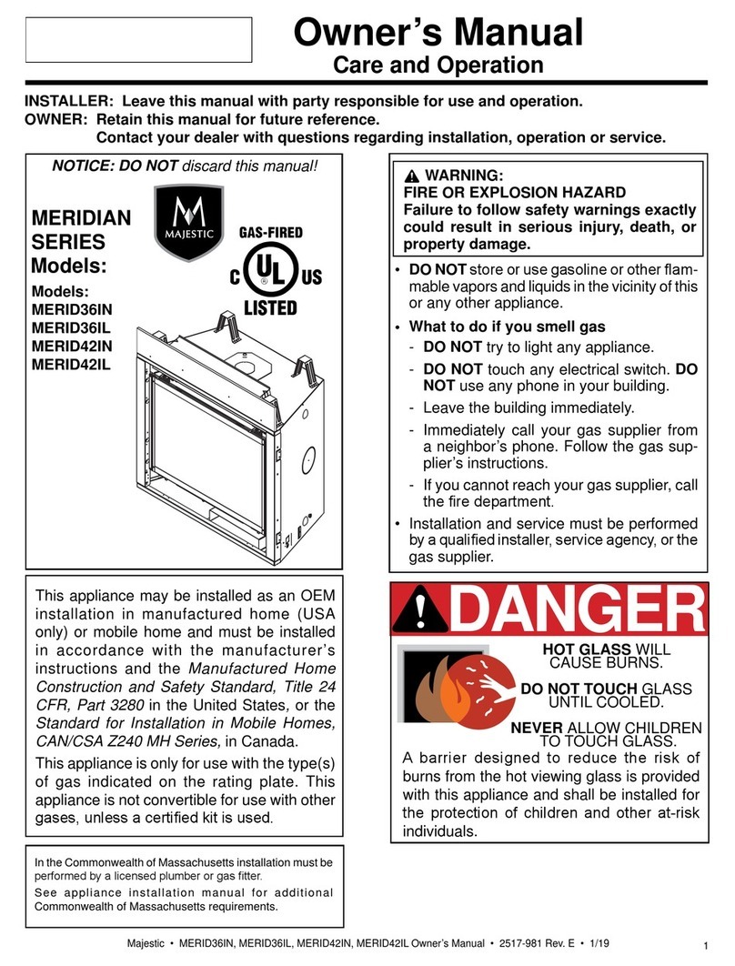 Heatilator MERID36IN User manual