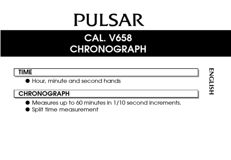 Pulsar V658 User manual