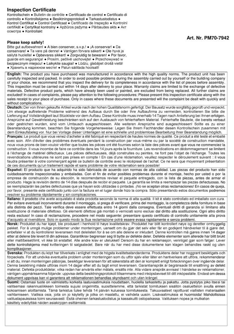 Palmako Anna PM70-7942 User manual