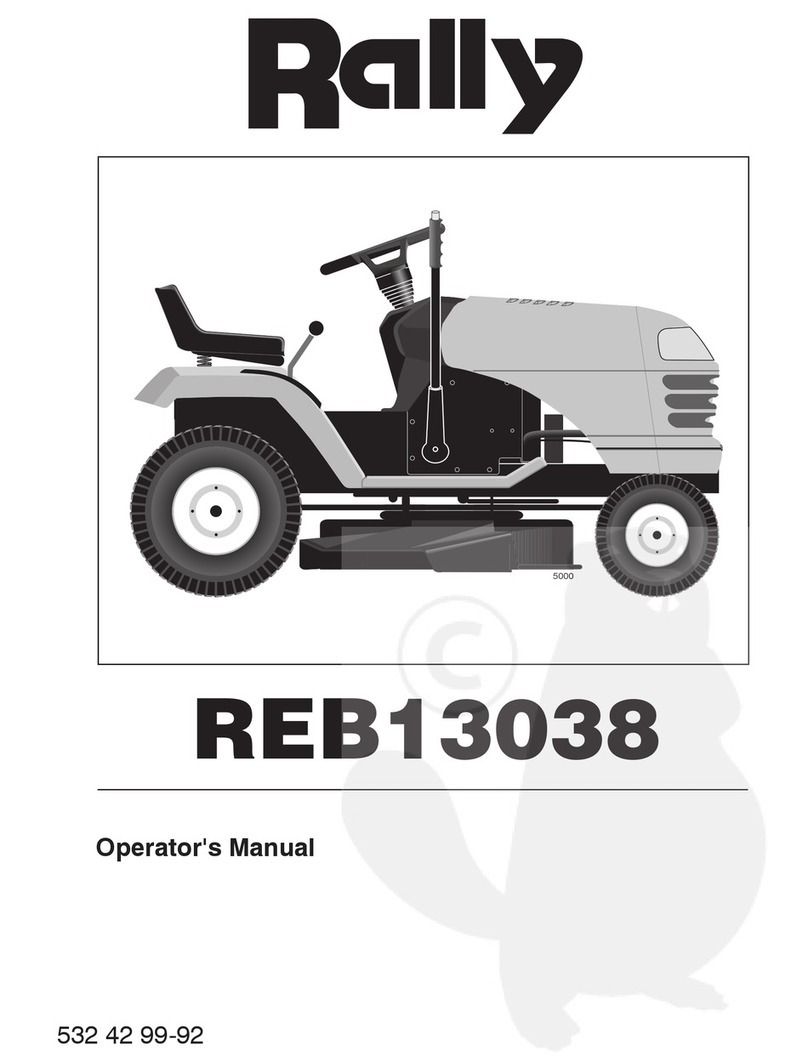 Rally REB13038 Operator's manual