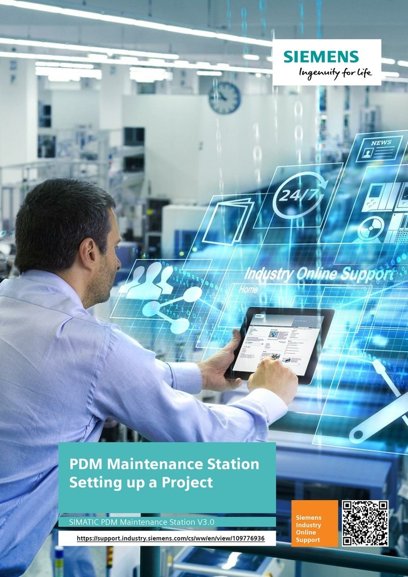 Siemens SIMATIC PCS 7 User manual