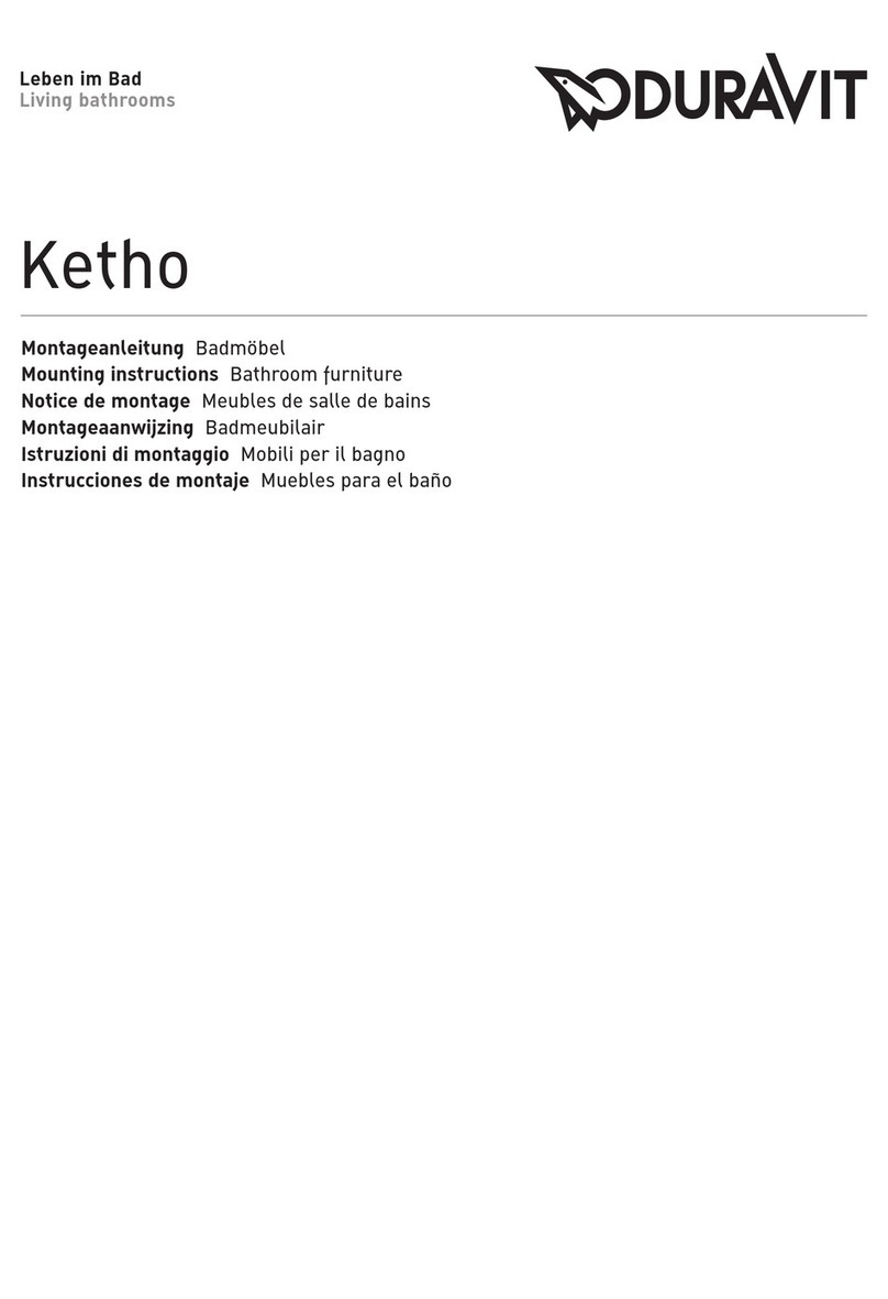 DURAVIT Ketho Mounting instructions