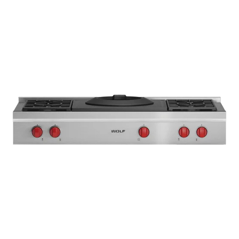 Wolf Rangetop Service manual