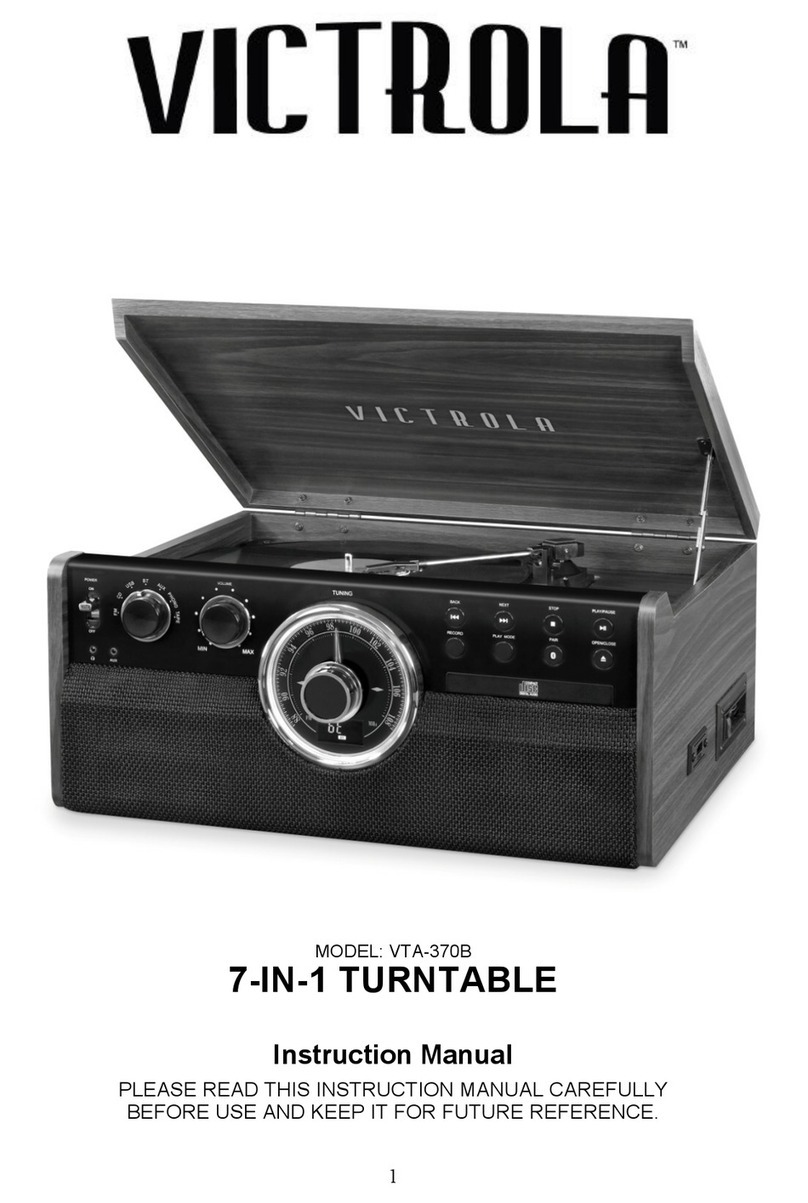 Victrola VTA-370B instruction manual