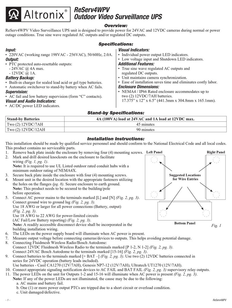 Altronix ReServ4WPV quick guide