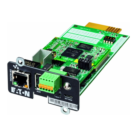 Eaton INDGW-M2 User manual