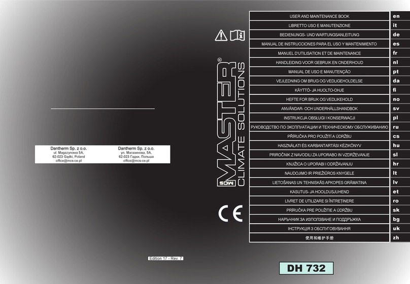 Dantherm Master DH 732 Manual