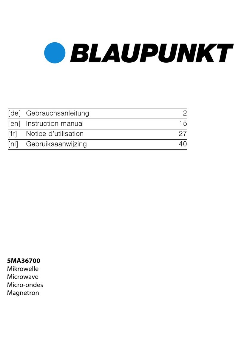 Blaupunkt 5MA36700 instruction manual