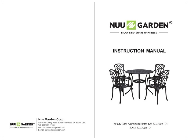 Nuu Garden SCD005-01 instruction manual