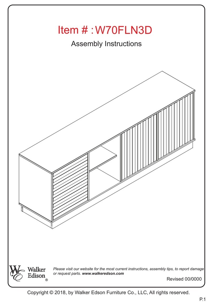 Walker Edison W70FLN3D User manual