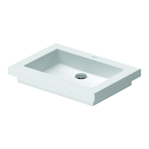 DURAVIT 2nd floor 2F 856C User manual