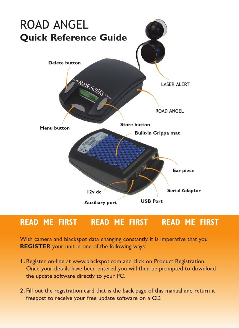 Blackspot Interactive ROAD ANGEL Quick reference guide