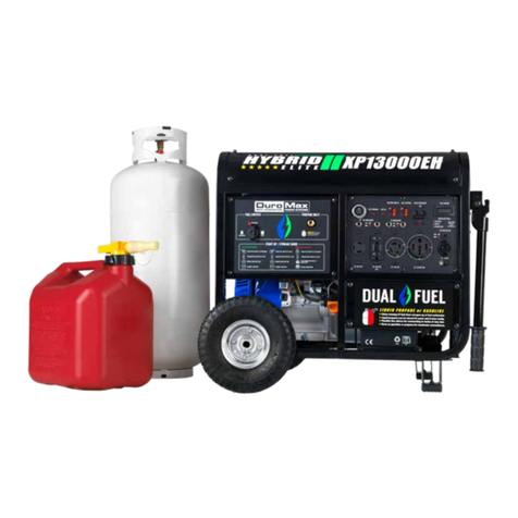 DUROMAX DUAL FUEL XP13000EH quick start guide DUROMAX DUAL FUEL XP13000EH quick start guide