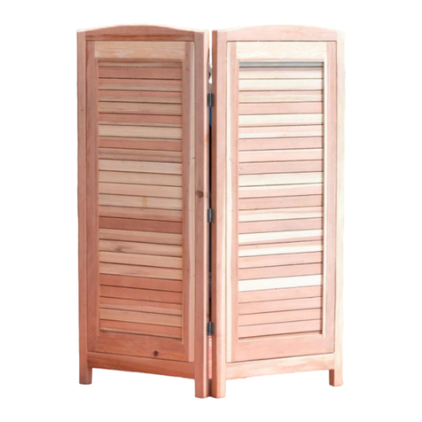 Forever Redwood PRIVACY SCREENS User manual Forever Redwood PRIVACY SCREENS User manual