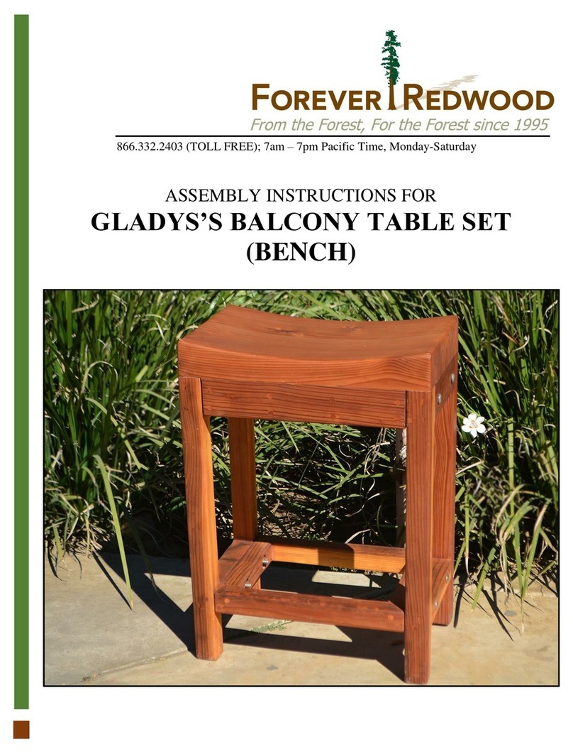 Forever Redwood GLADYS'S User manual