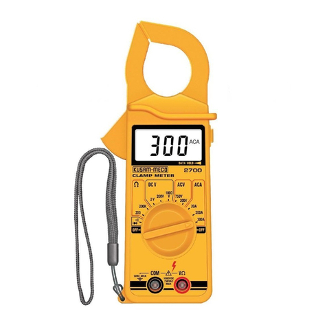 Kusam-meco 2700 User manual
