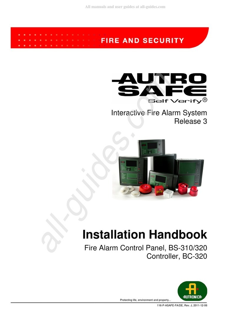 Autronica BS-310 Installation handbook