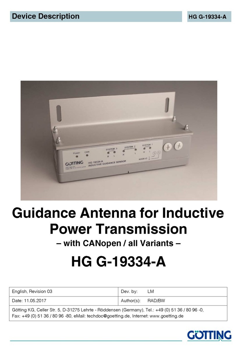 Gotting HG G-19334-A User manual