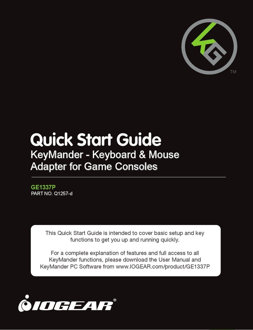 IOGear Q1257-d User manual