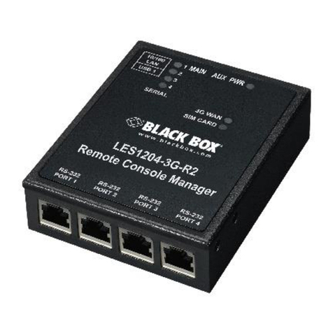 Black Box LES1204A-3G-R2 User manual
