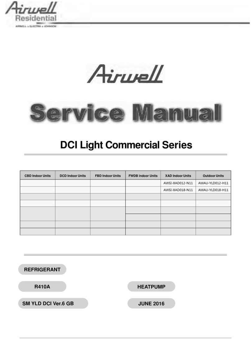 Airwell AWSI-XAD012-N11 User manual