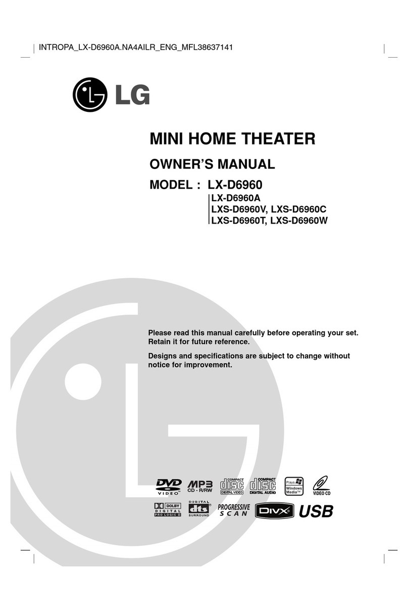 LG LX-D6960 owner's manual