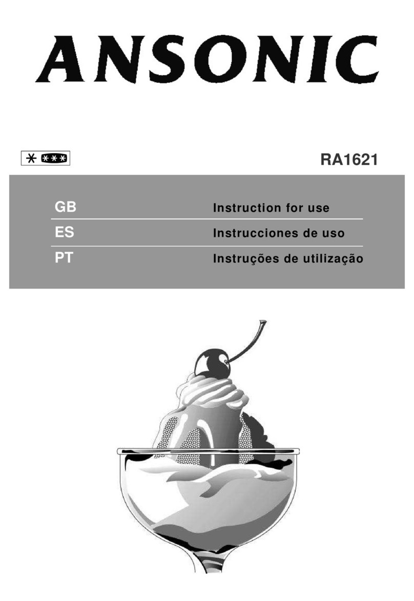 Ansonic RA1621 Instructions for use