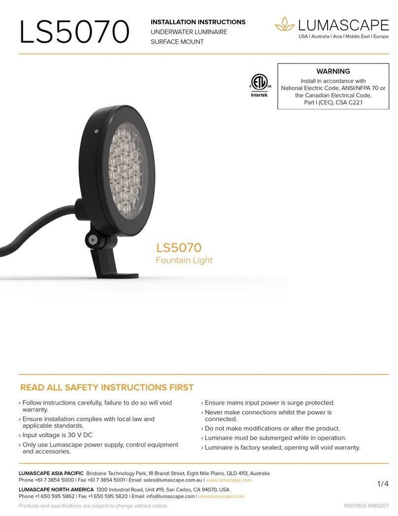 Lumascape LS5070 User manual