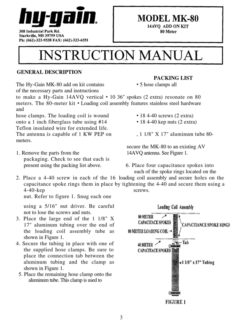 Hy-Gain MK-80 instruction manual Hy-Gain MK-80 instruction manual