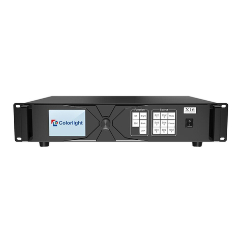 Colorlight X16 user manual Colorlight X16 user manual