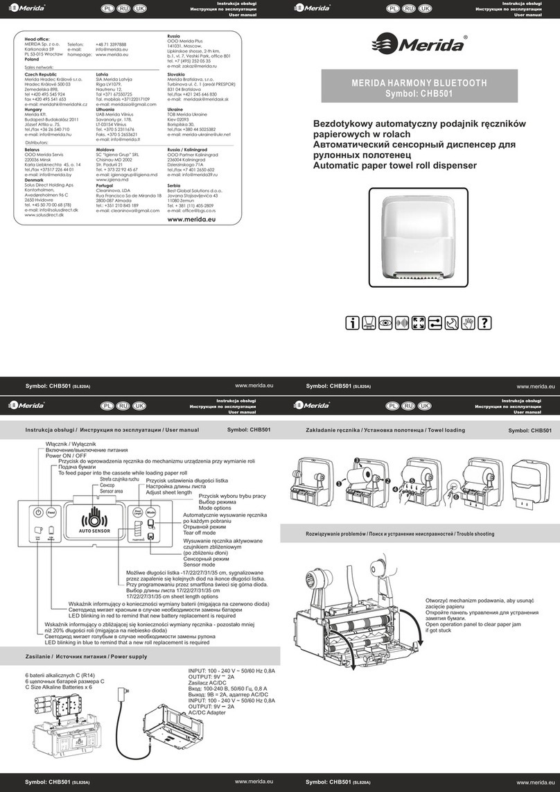 Merida HARMONY BLUETOOTH user manual