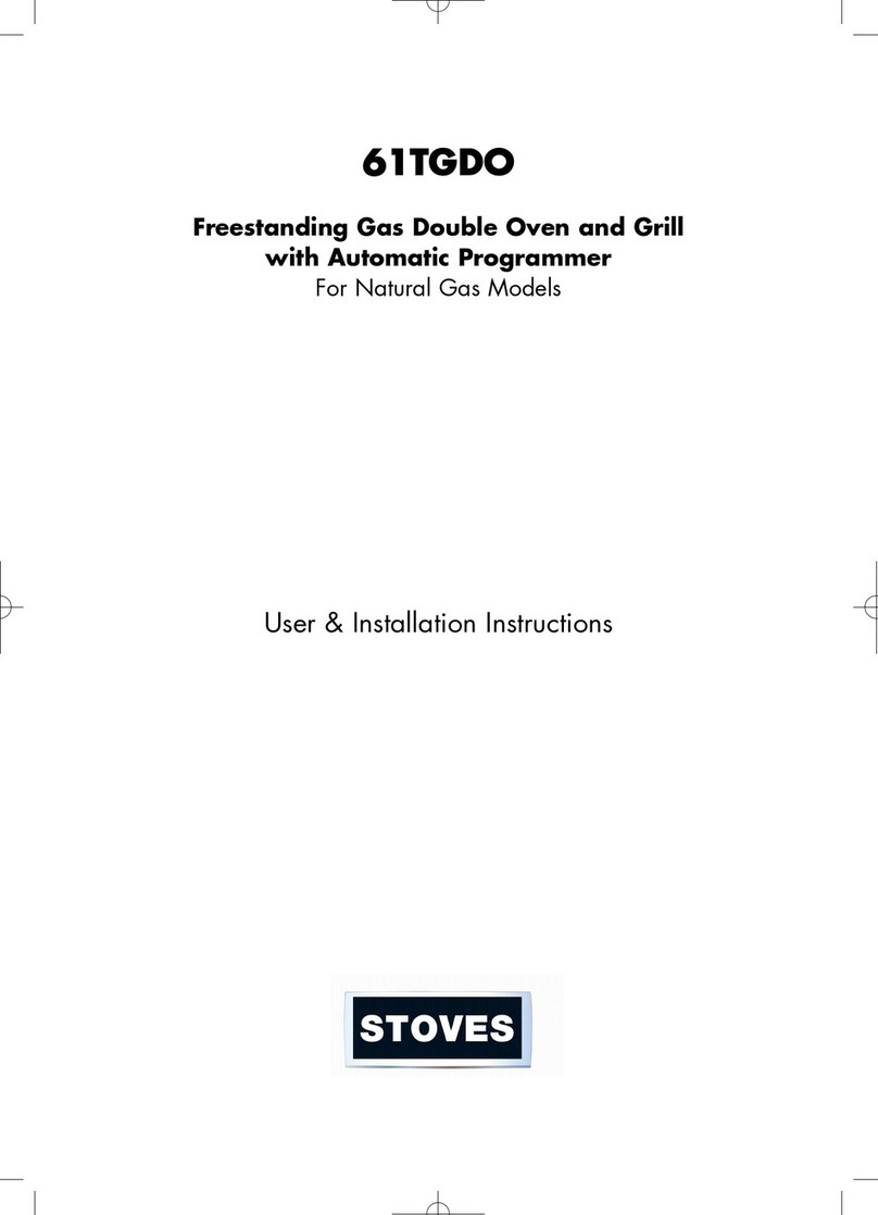 STOVES 61TGDO Operating instructions