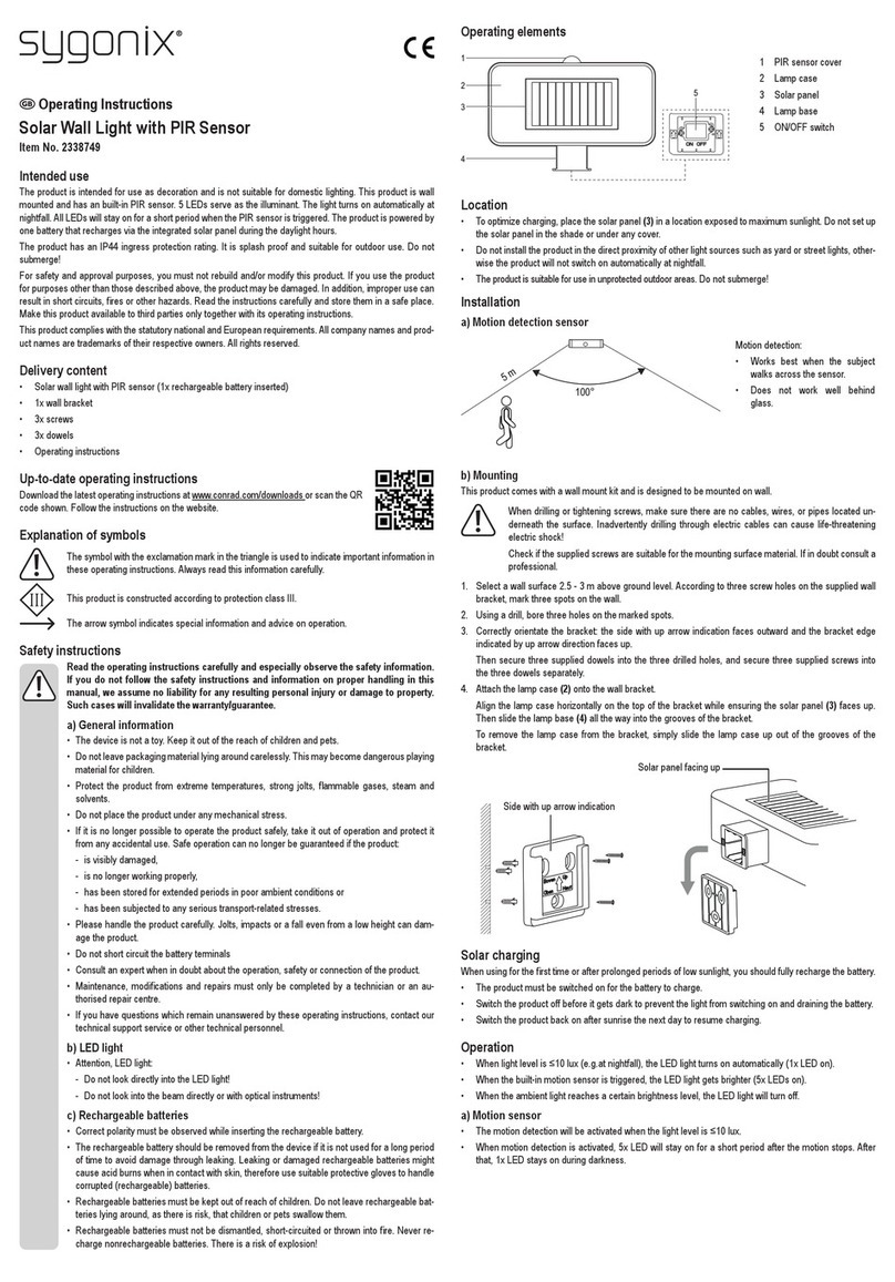 Sygonix 2338749 User manual