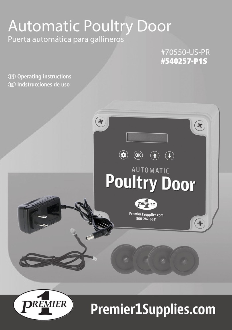 PremierOne 70550 operating instructions