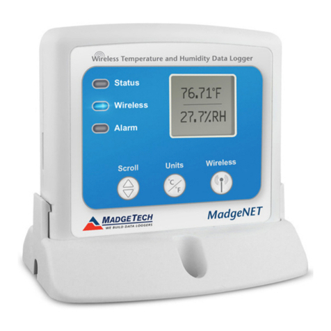 MadgeTech MadgeNet RFRHTemp2000A Specification sheet
