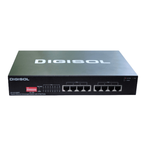 Digisol DG-GS1008PF Quick installation guide Digisol DG-GS1008PF Quick installation guide