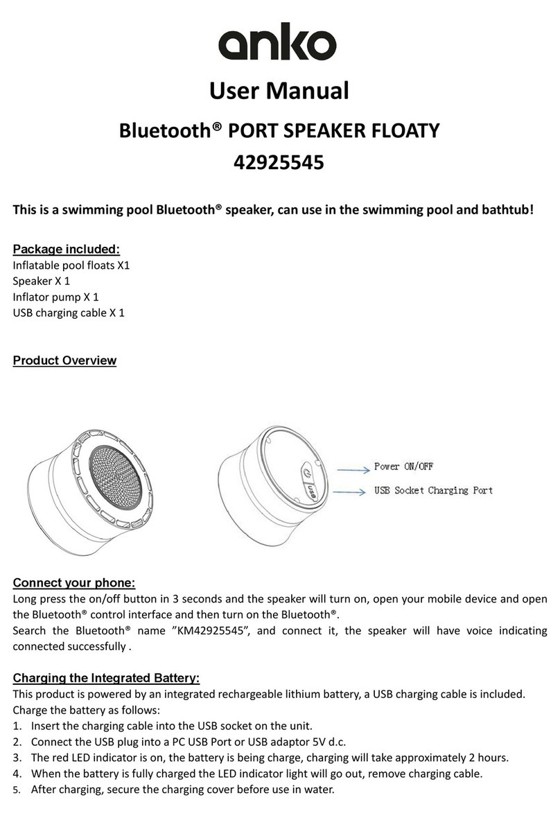 anko 42925545 user manual