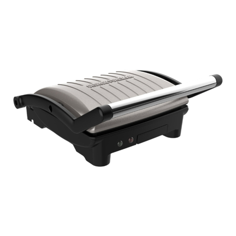 George Foreman MEDIUM GFOG1000 Installation instructions manual